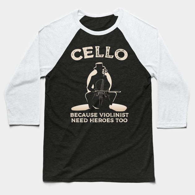 Cello Baseball T-Shirt by Yopi